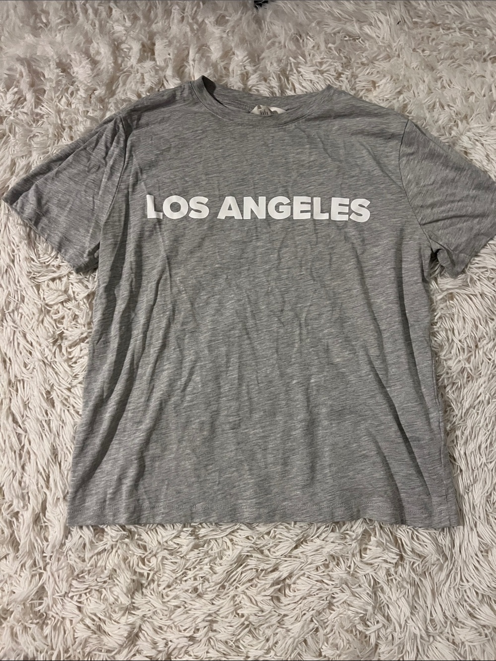 H&M Grey 'Los Angeles' Graphic Tee